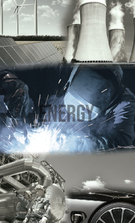 collage of energy related products